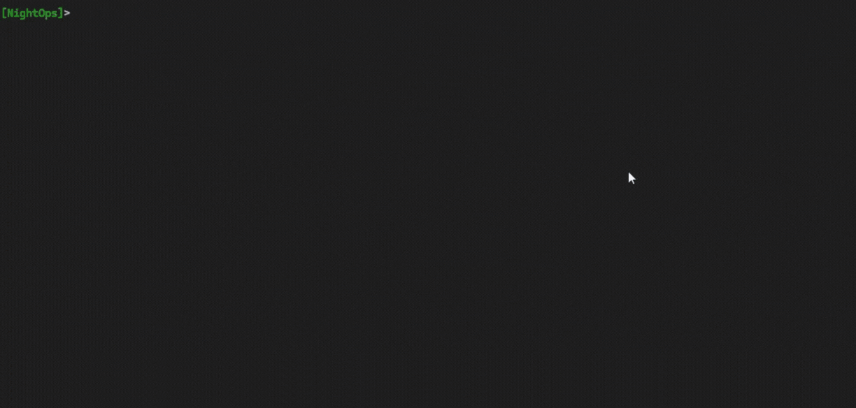 NightOps Drop Demo